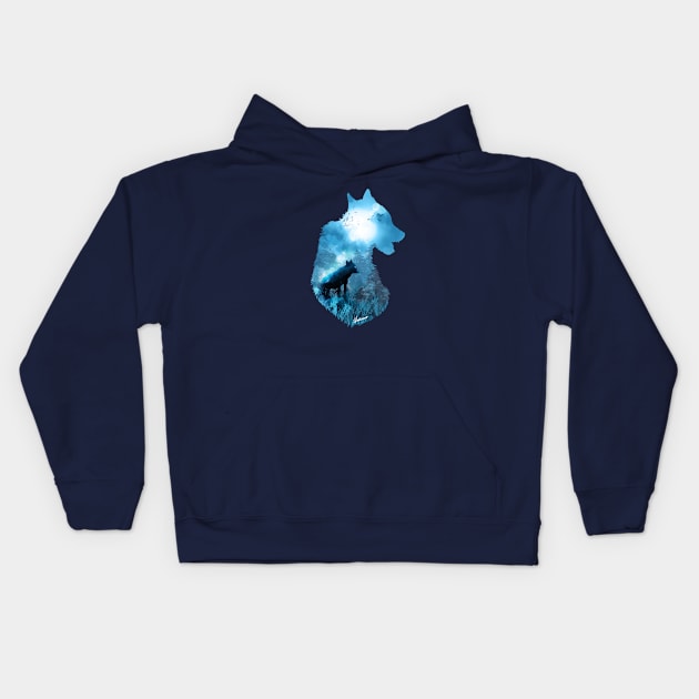 Glacial Dawn Kids Hoodie by DVerissimo